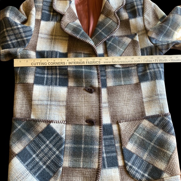 Vintage J.L Colebrook Wool Blend Women's Brown Jacket - Picture 2 of 3